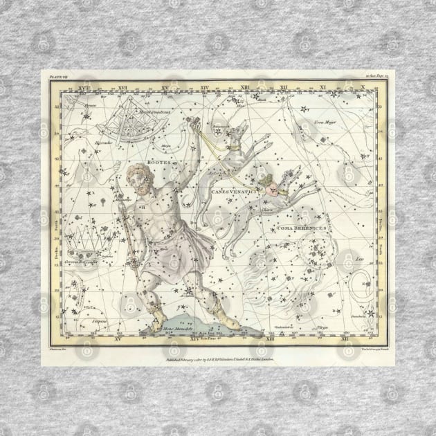 Constellations Bootes, Canes Venatici -Alexander Jamieson by forgottenbeauty